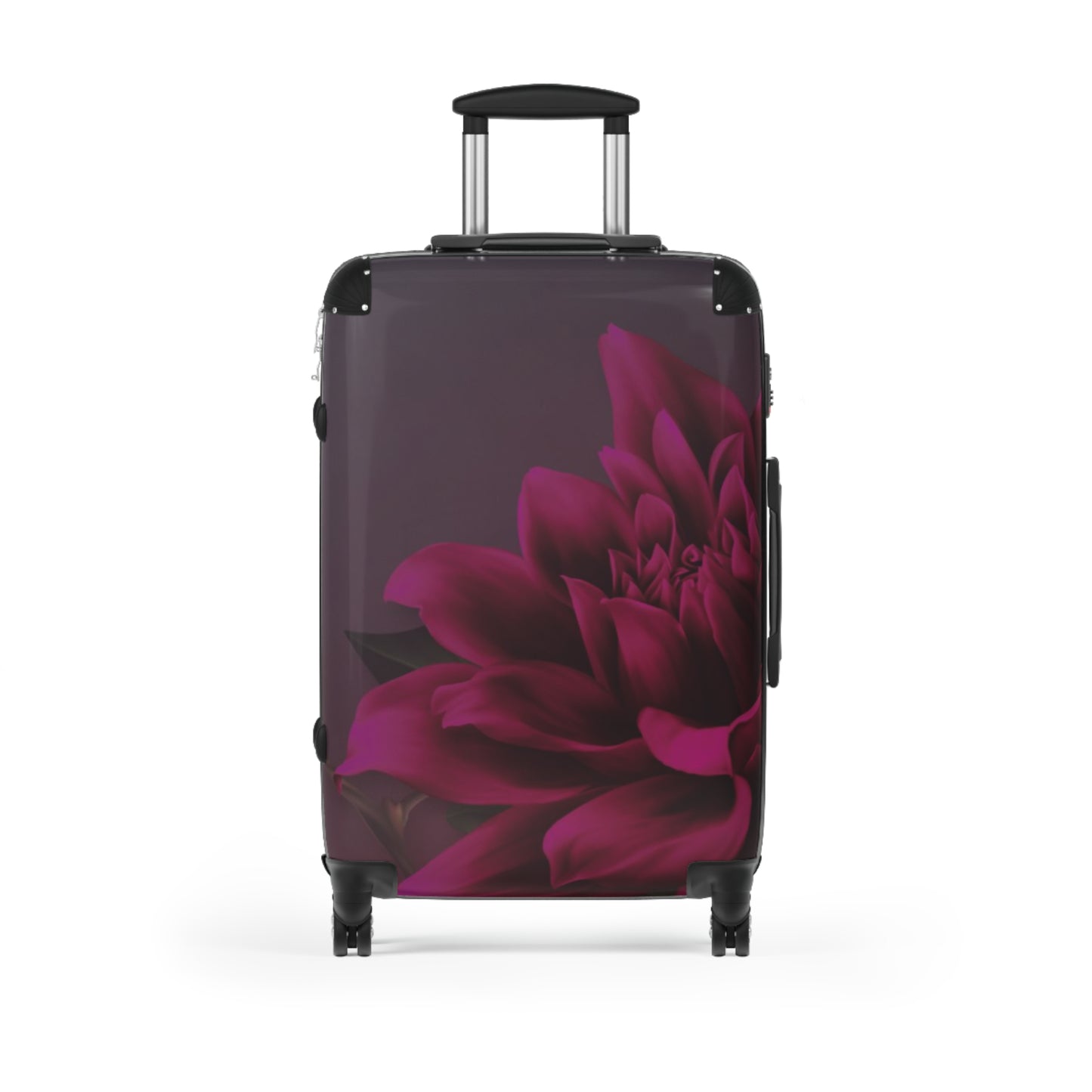 Magenta Dahlia Suitcase