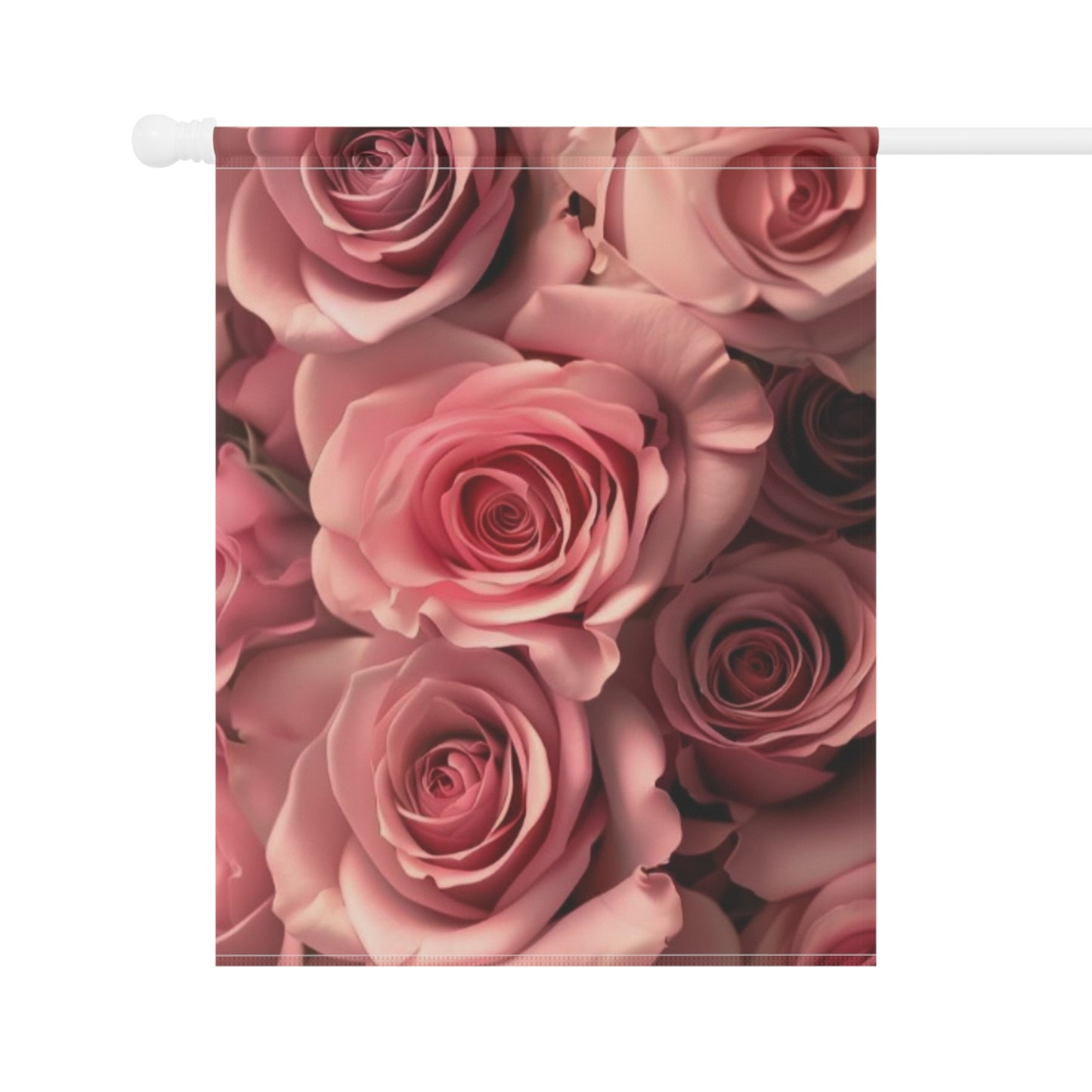 Pink Roses Garden & House Banner