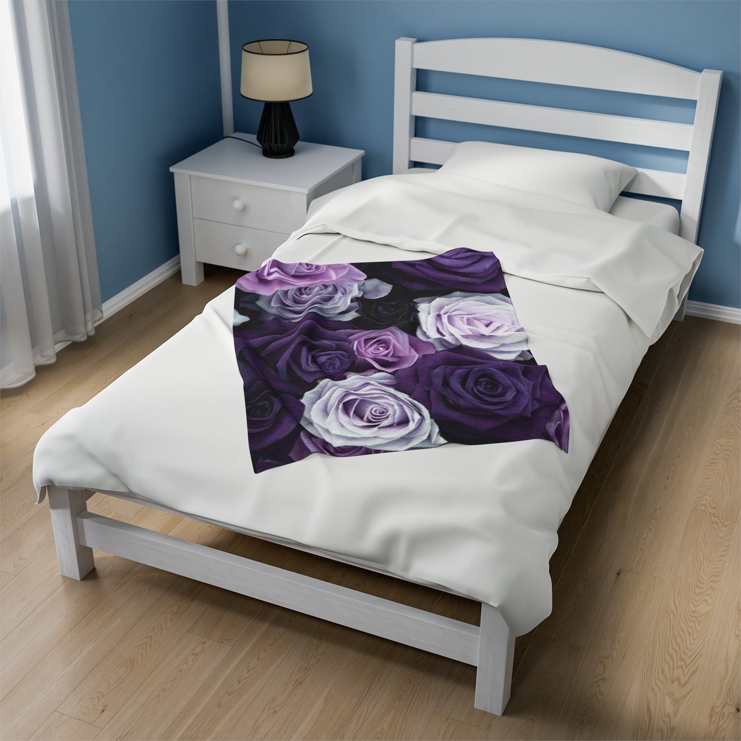 Purple Roses Blanket