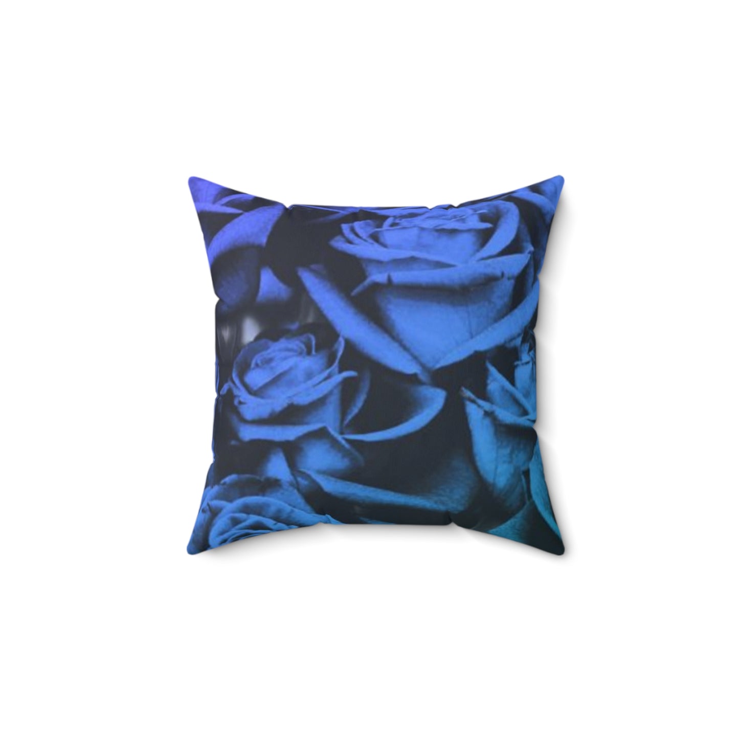 Blue Roses Square Pillow