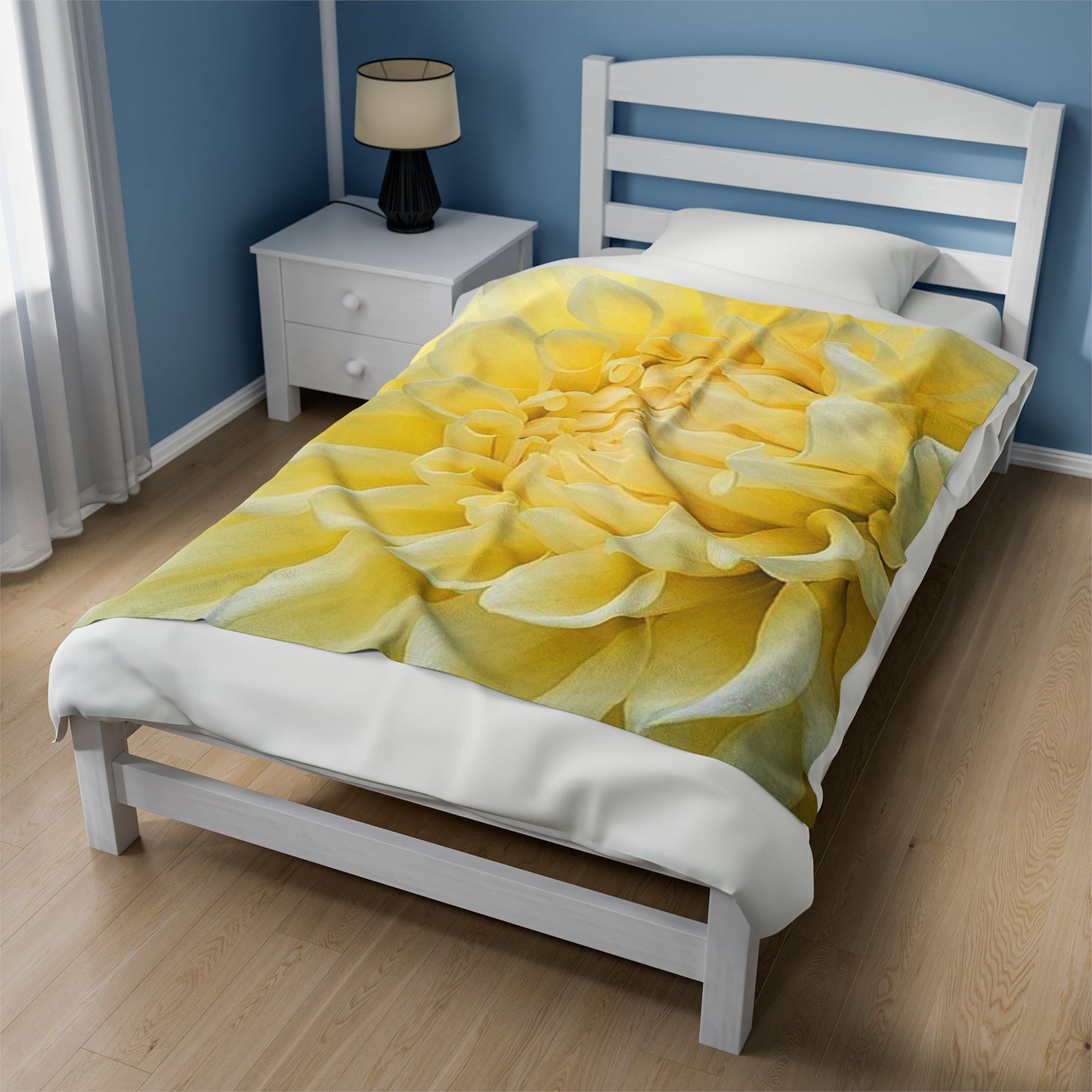 Yellow Dahlia Blanket