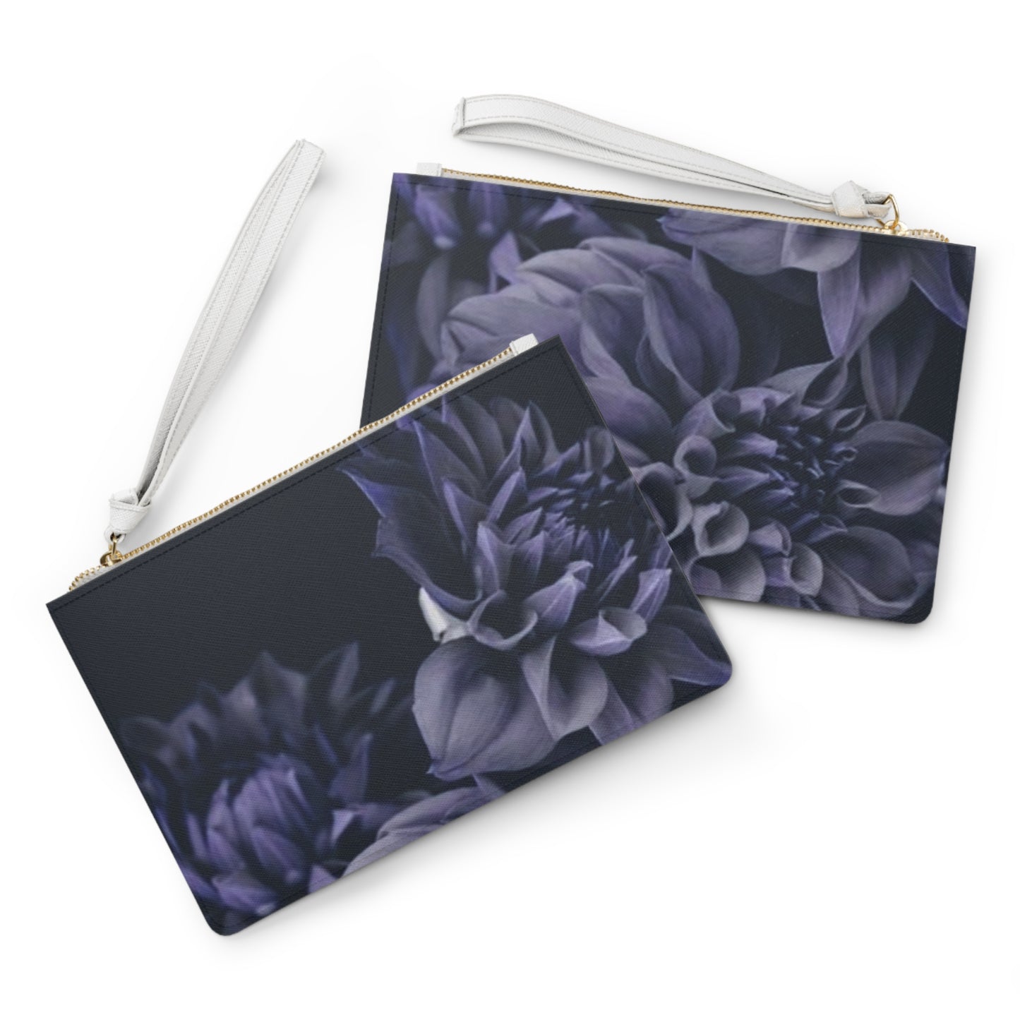 Blue Dahlia Clutch Bag