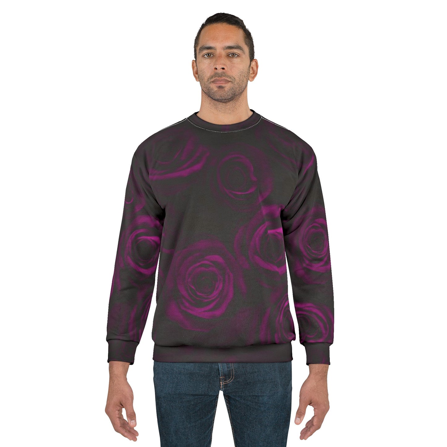 Purple Roses Sweatshirt