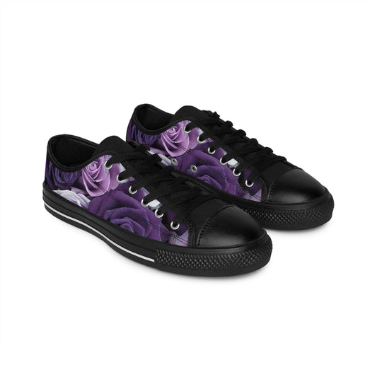 Purple Roses Sneakers