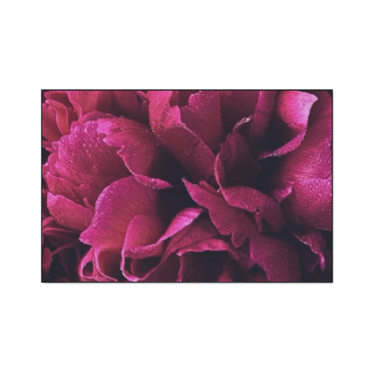 Magenta Floral Heavy Duty Floor Mat