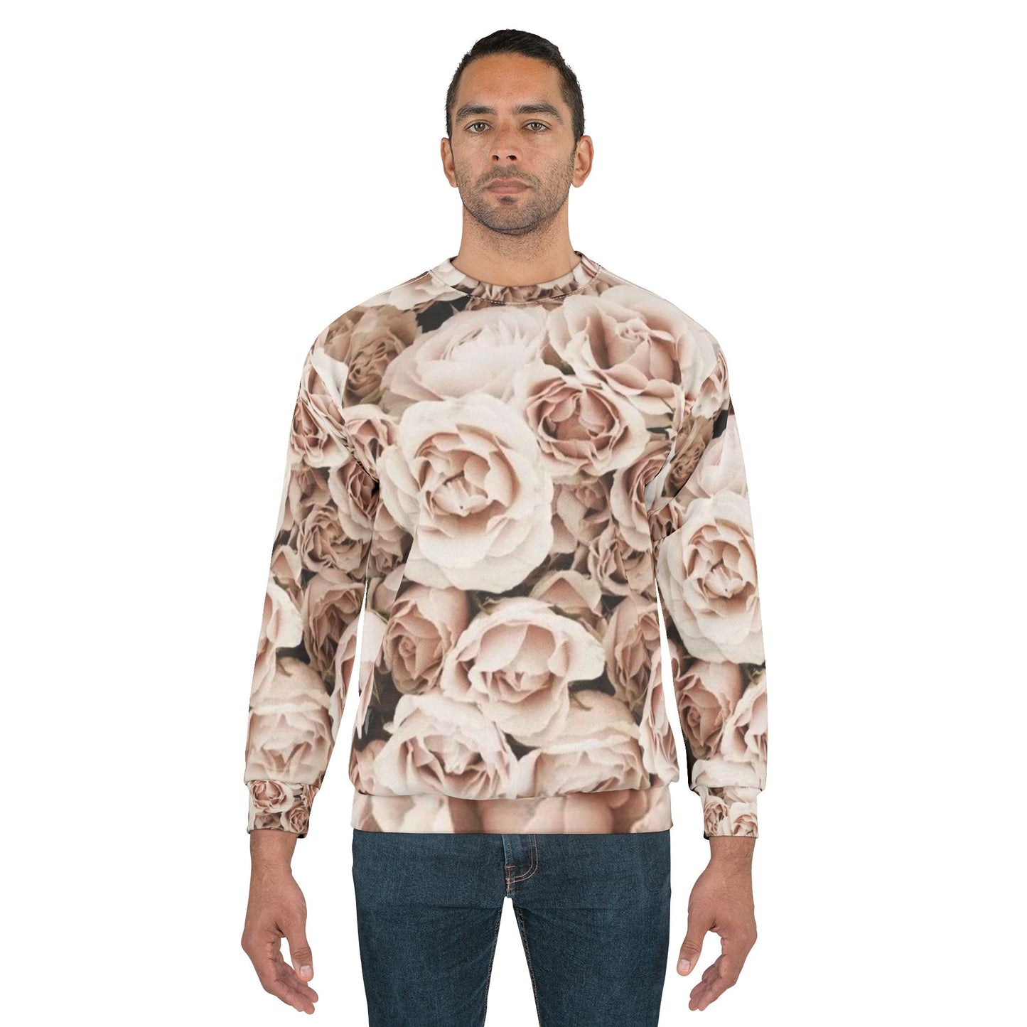 Light Pink Roses Sweatshirt