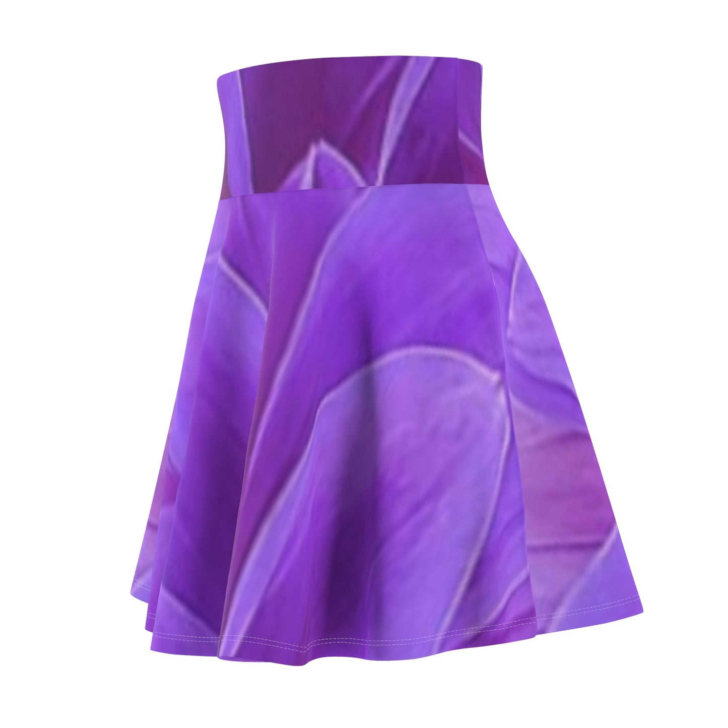 Purple Dahlia Skater Skirt