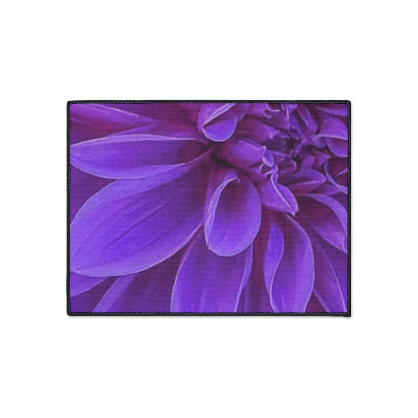 Purple Dahlia Heavy Duty Floor Mat