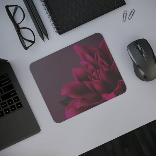 Magenta Dahlia Desk Mouse Pad