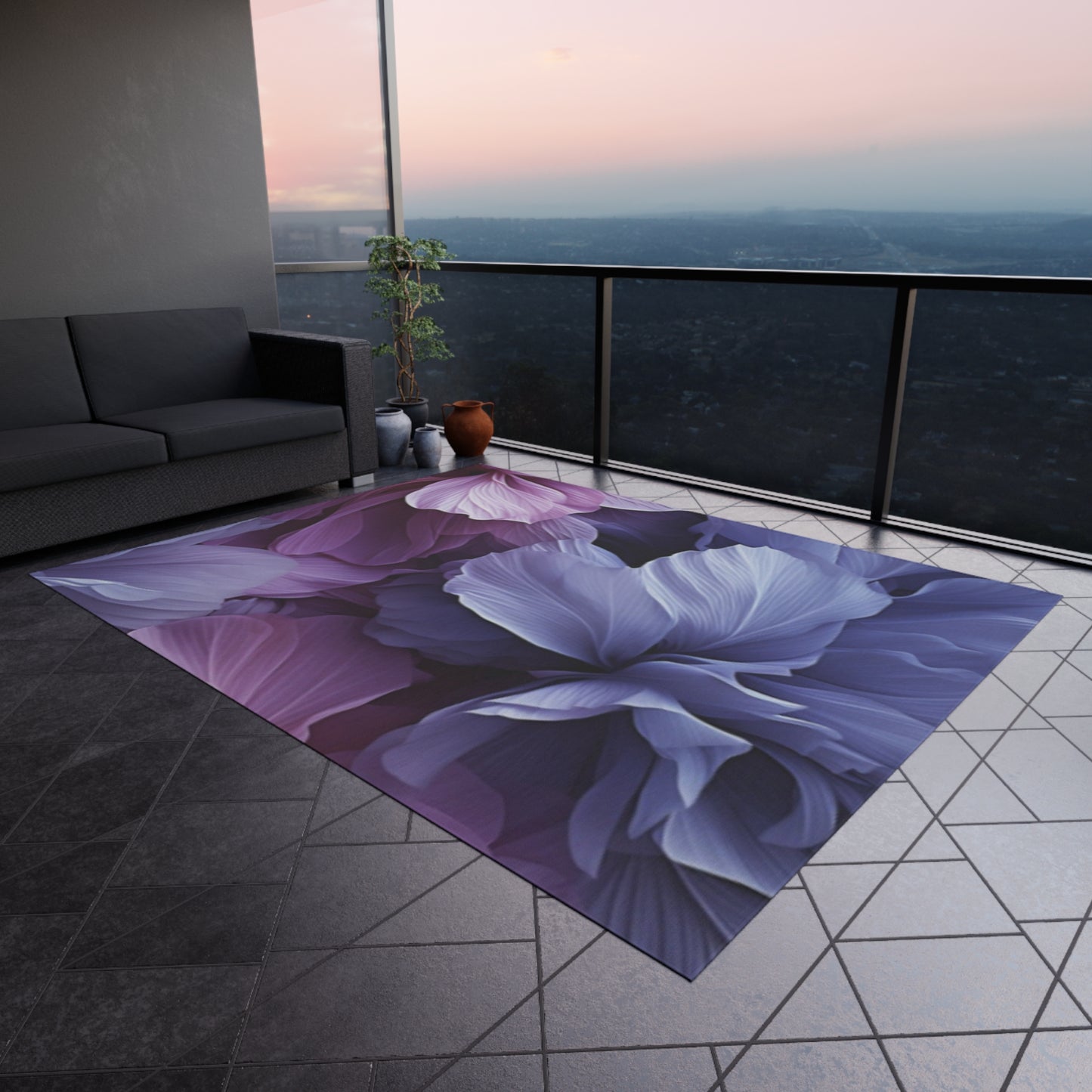 Floral Flow Outdoor Rug