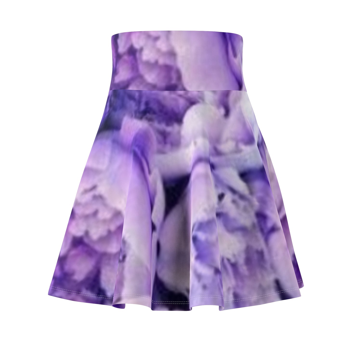 Purple Peony Skater Skirt