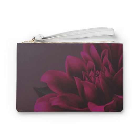 Magenta Dahlia Clutch Bag