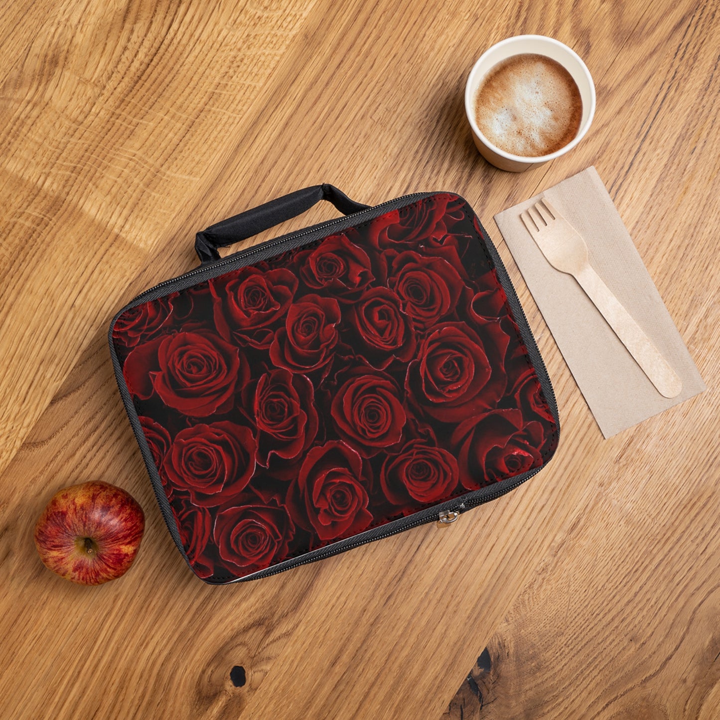 Red Roses Lunch Bag