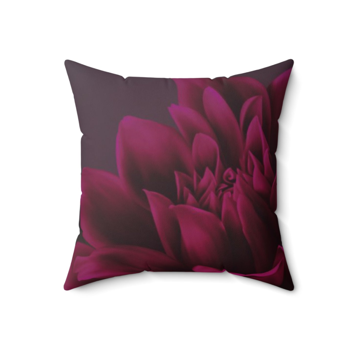 Magenta Dahlia Square Pillow