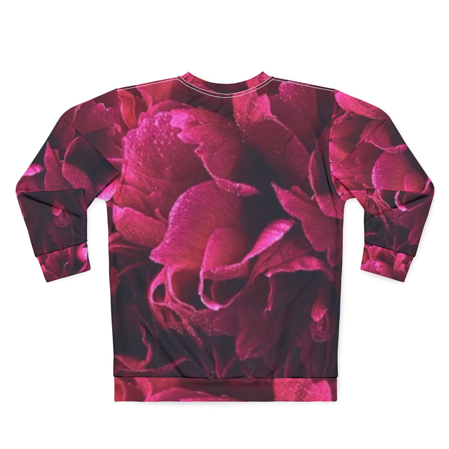 Magenta Floral Sweatshirt