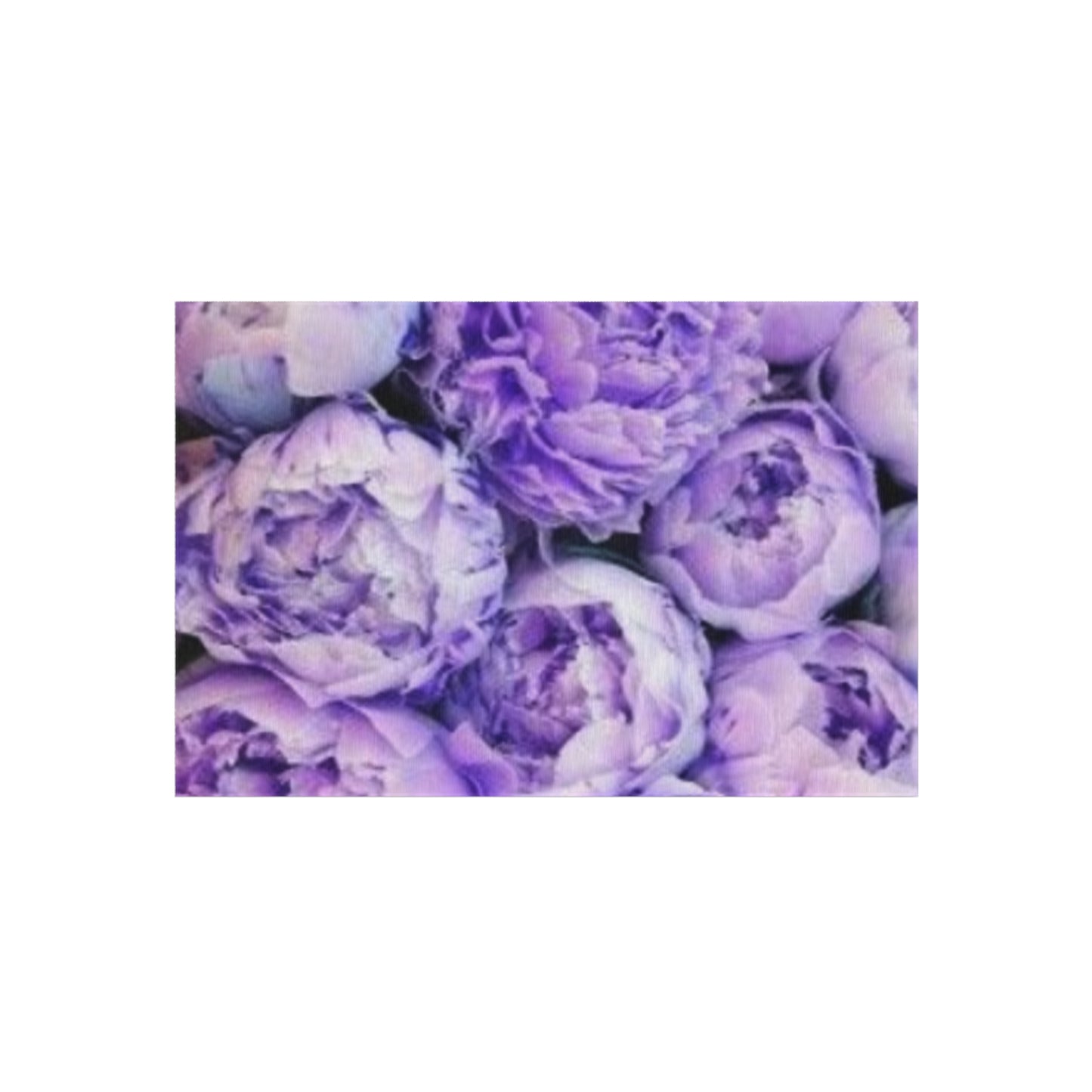 Purple Peony Outdoor Rug