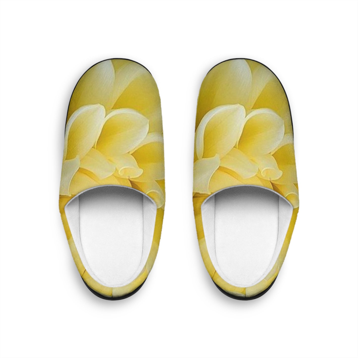 Yellow Dahlia Slippers