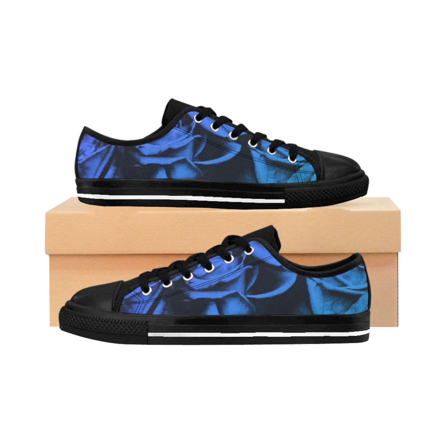 Blue Roses Sneakers