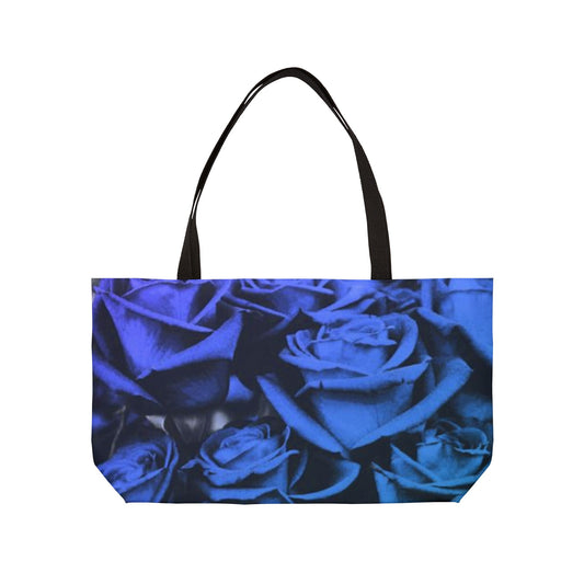 Blue Roses Rectangle Tote Bag