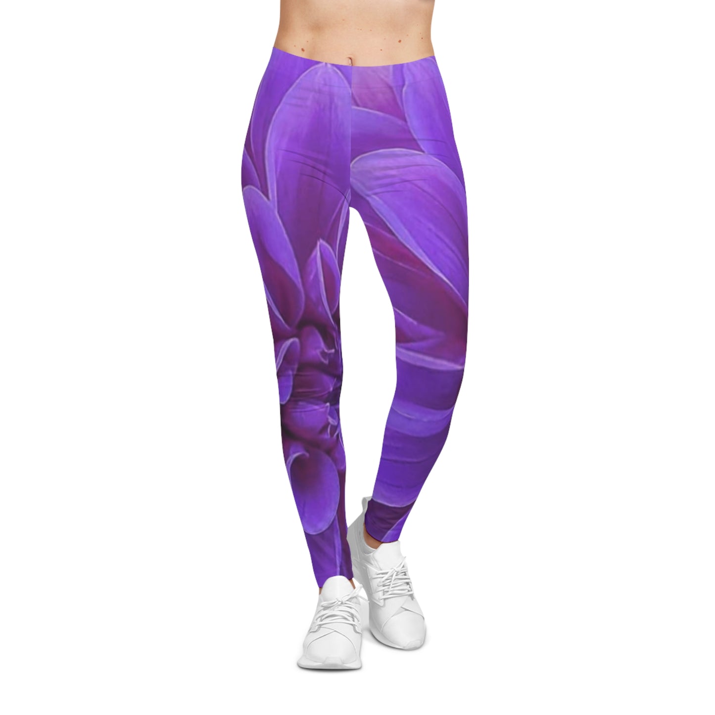 Purple Dahlia Casual Leggings