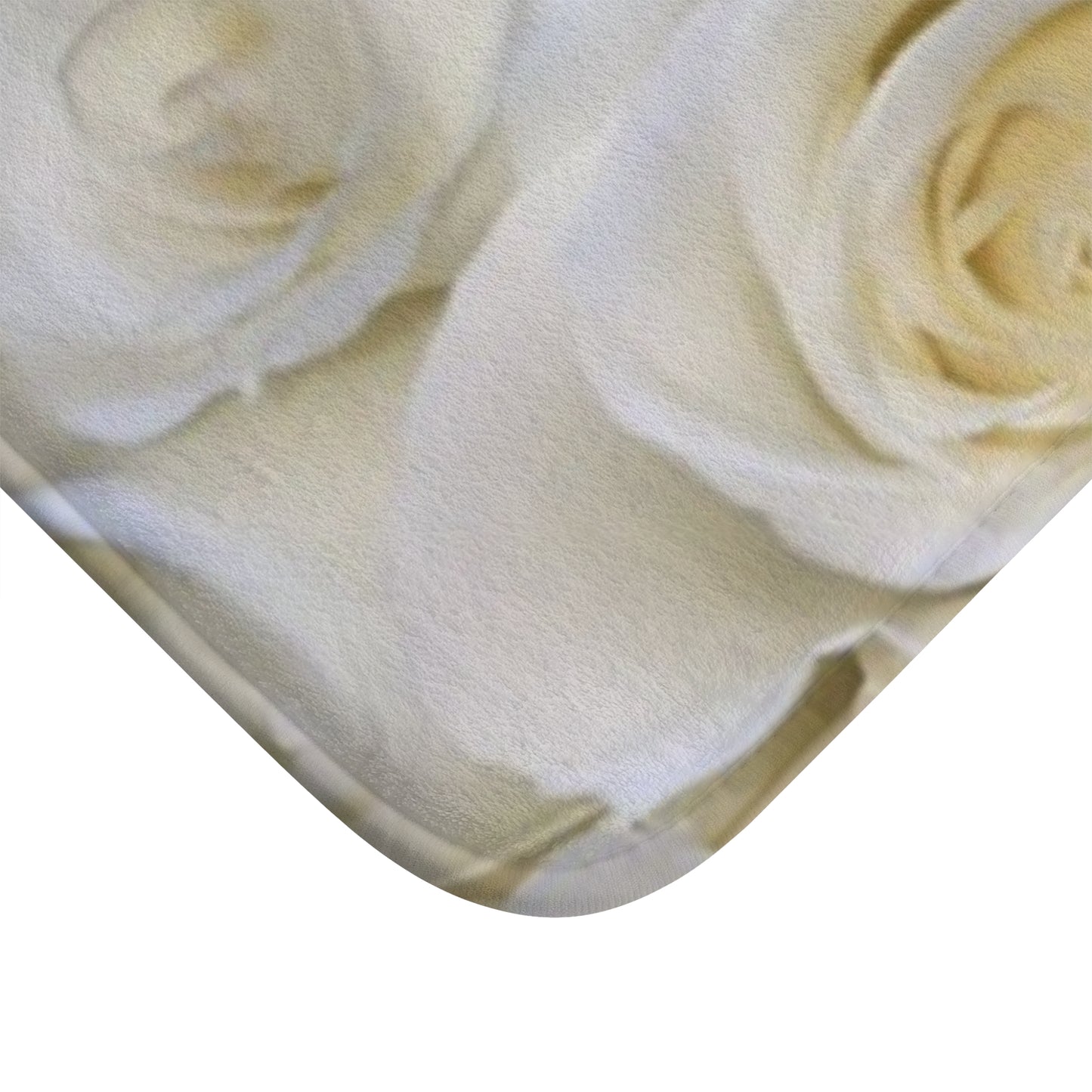 White Roses Bath Mat