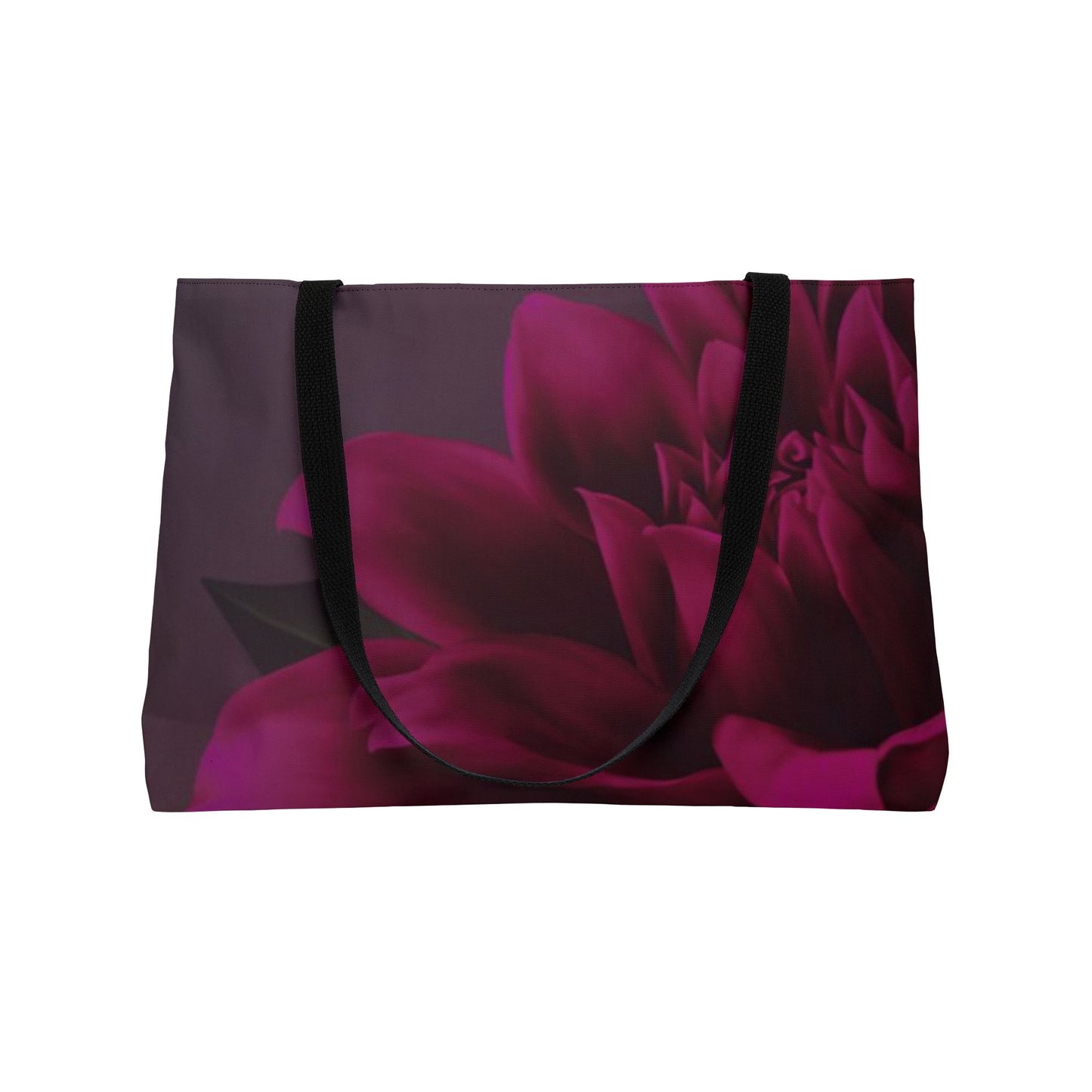 Magenta Dahlia Rectangle Tote Bag