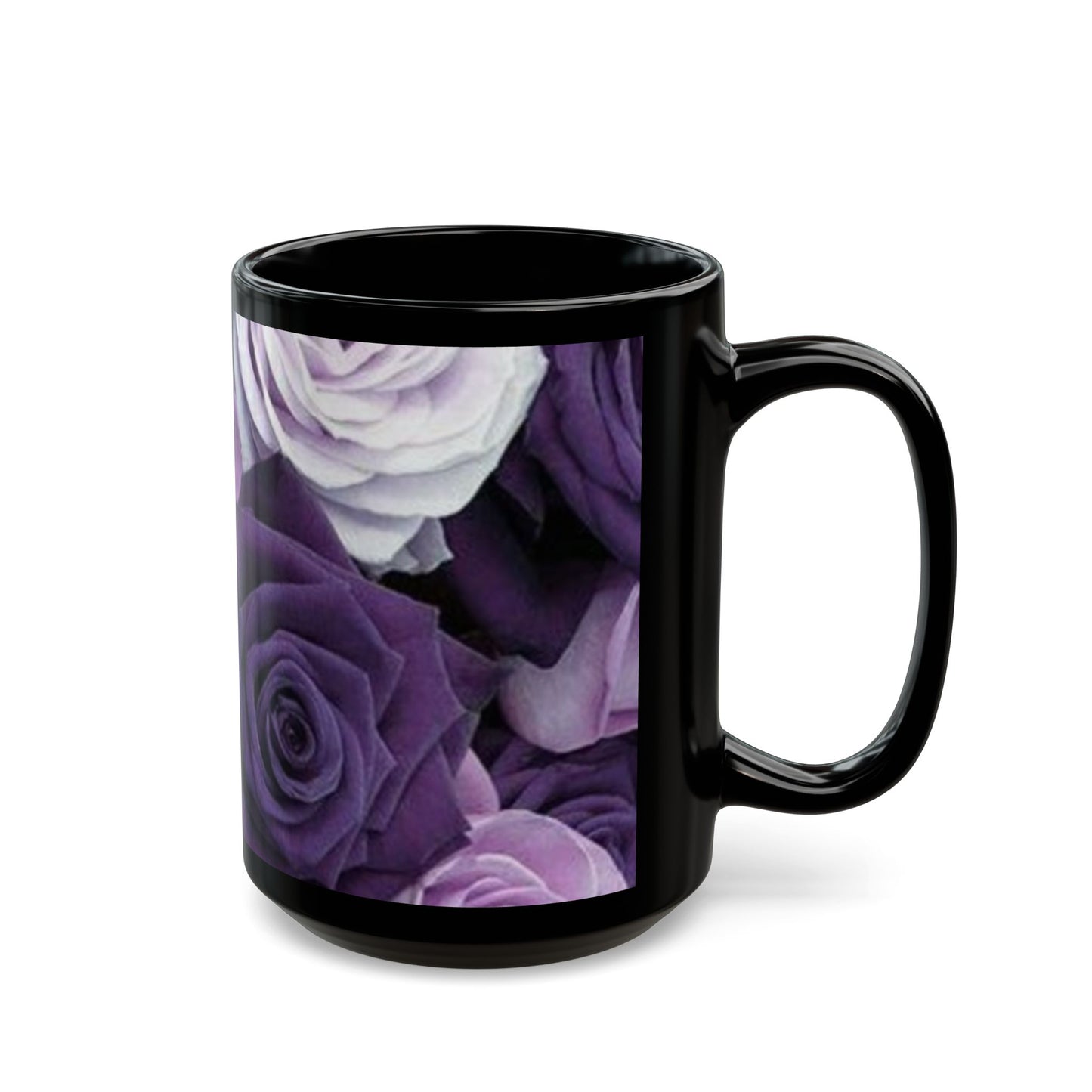 Purple Roses Mug