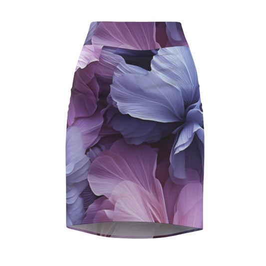 Floral Flow Pencil Skirt