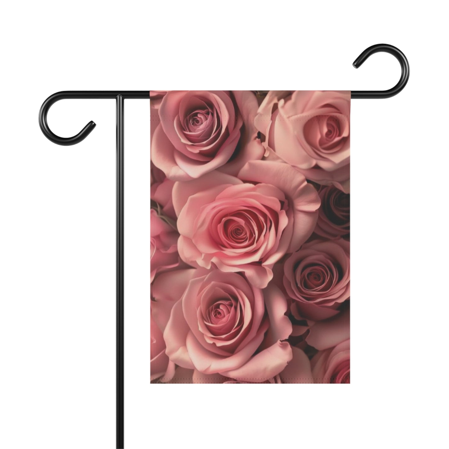 Pink Roses Garden & House Banner