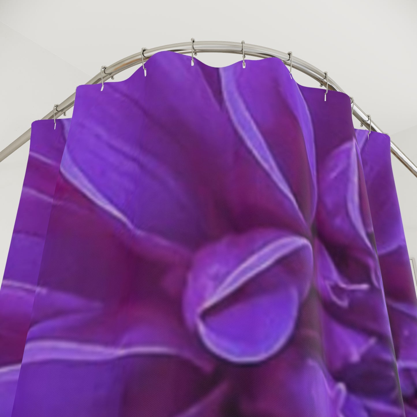 Purple Dahlia Shower Curtain