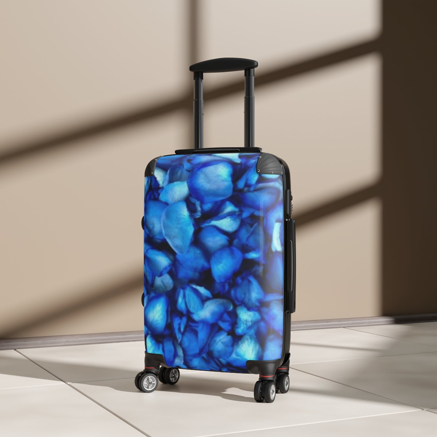 Blue Petals Suitcase