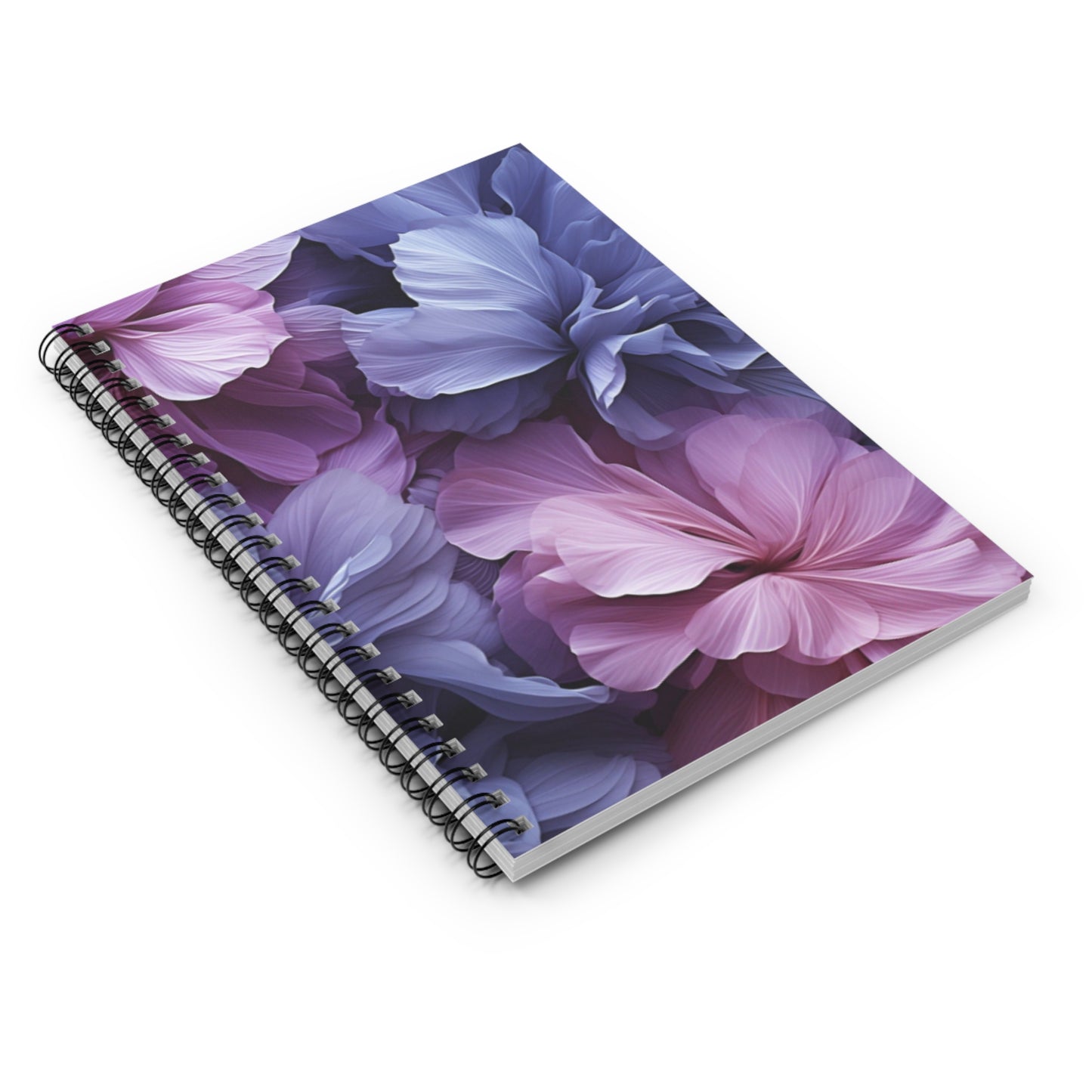 Floral Flow Spiral Notebook - Ruled Line