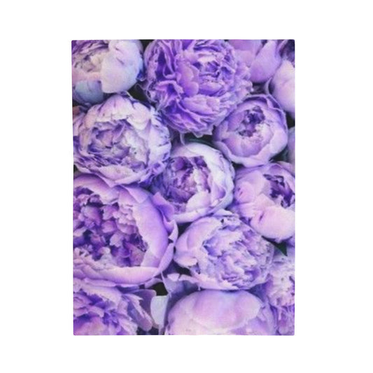 Purple Peony Blanket