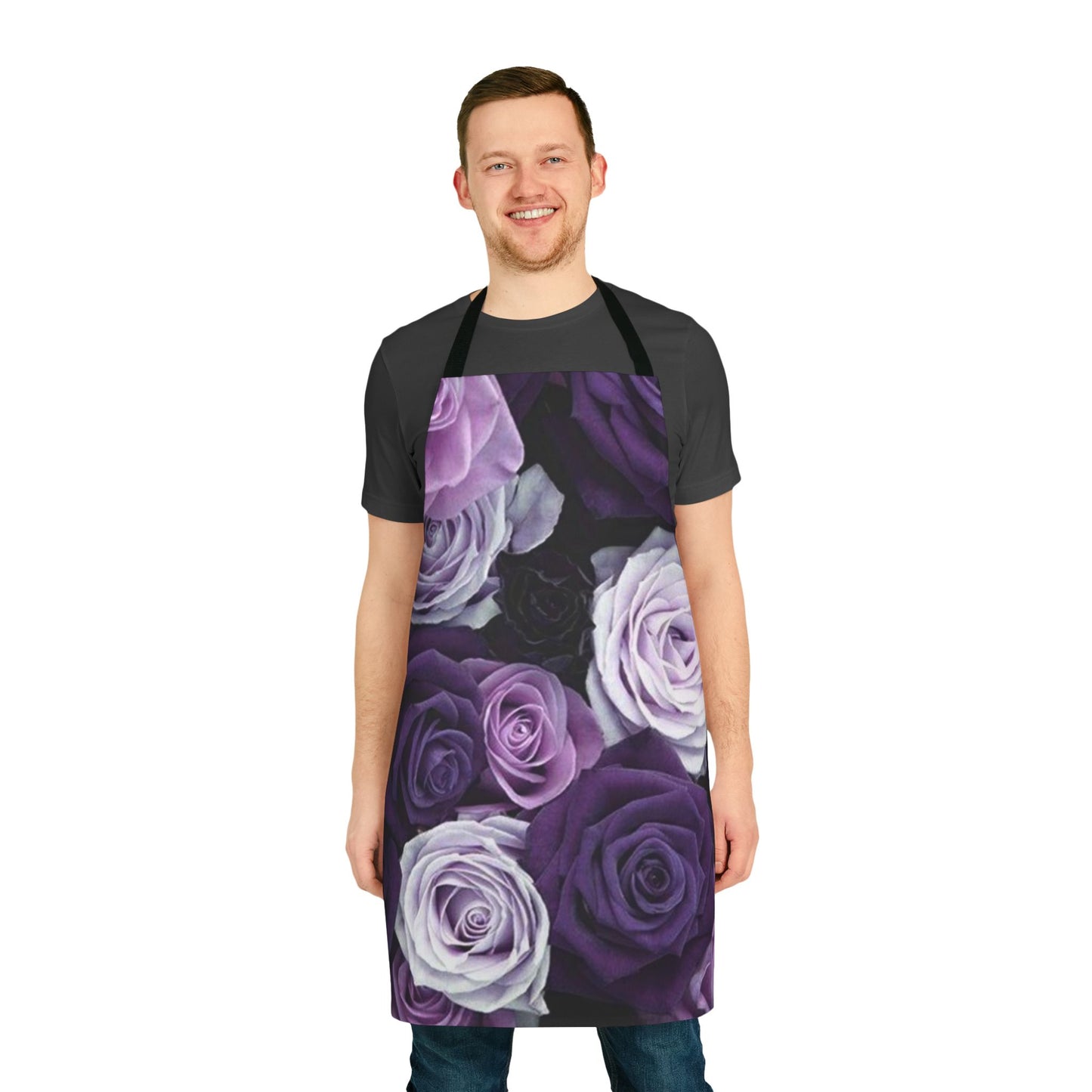 Purple Roses Apron