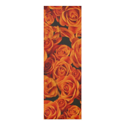 Orange Roses Exercise Mat