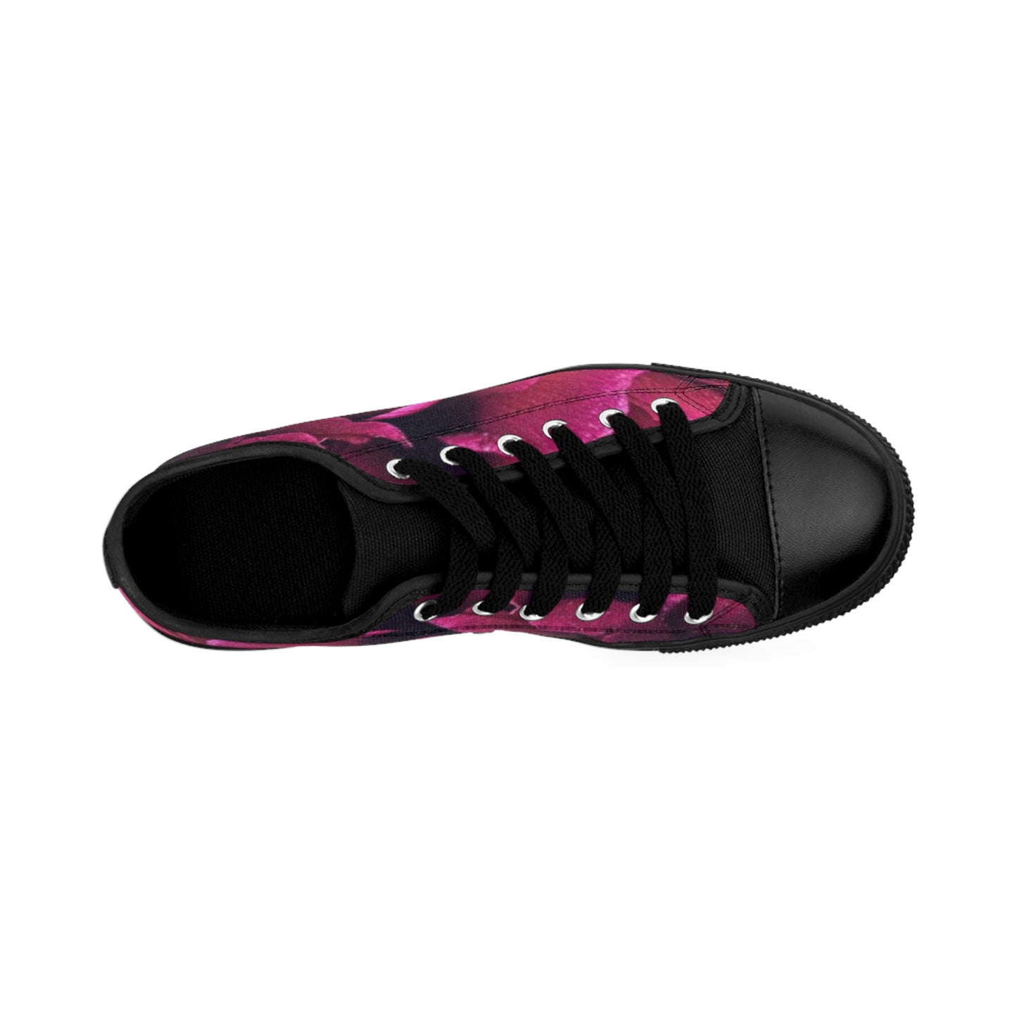 Magenta Floral Sneakers