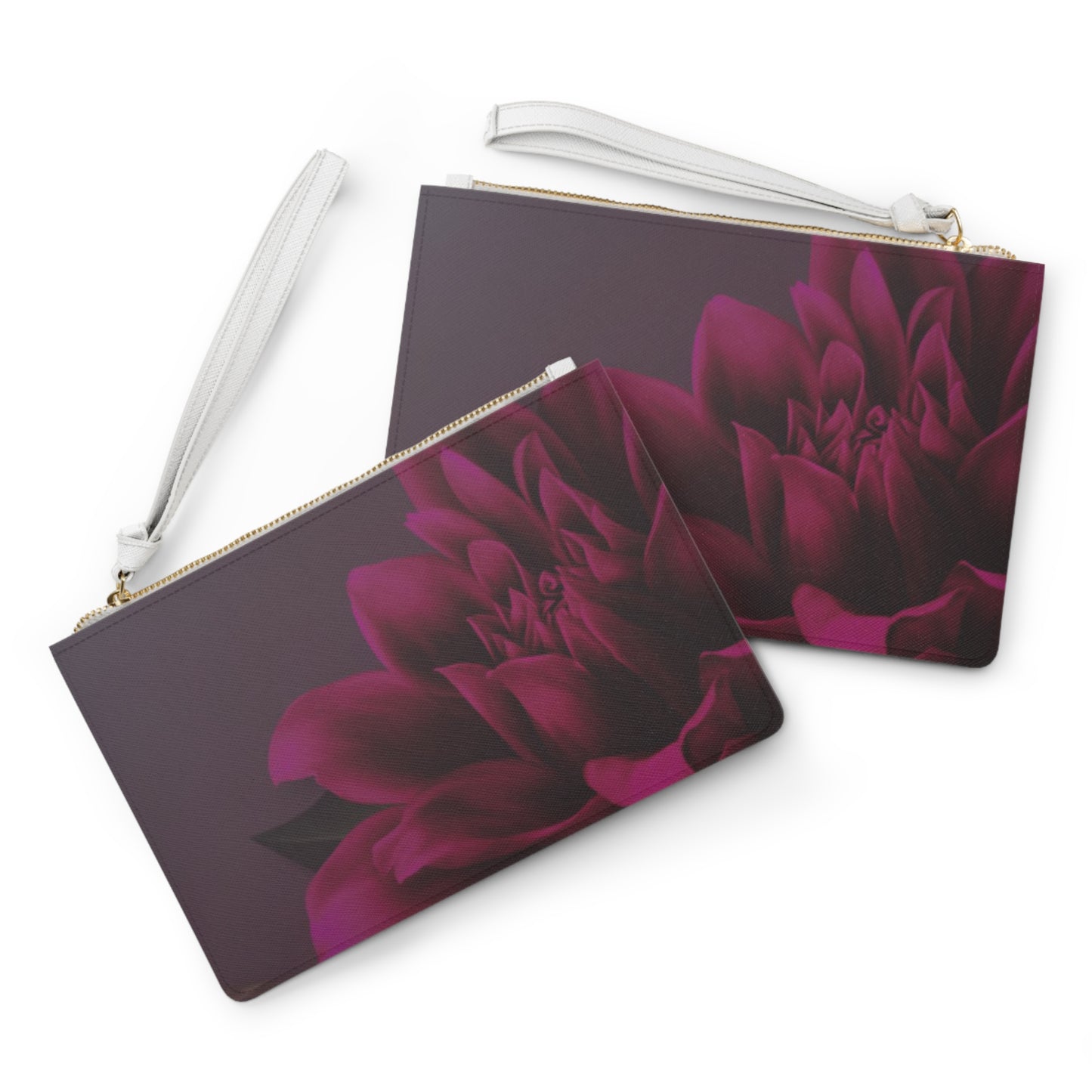 Magenta Dahlia Clutch Bag