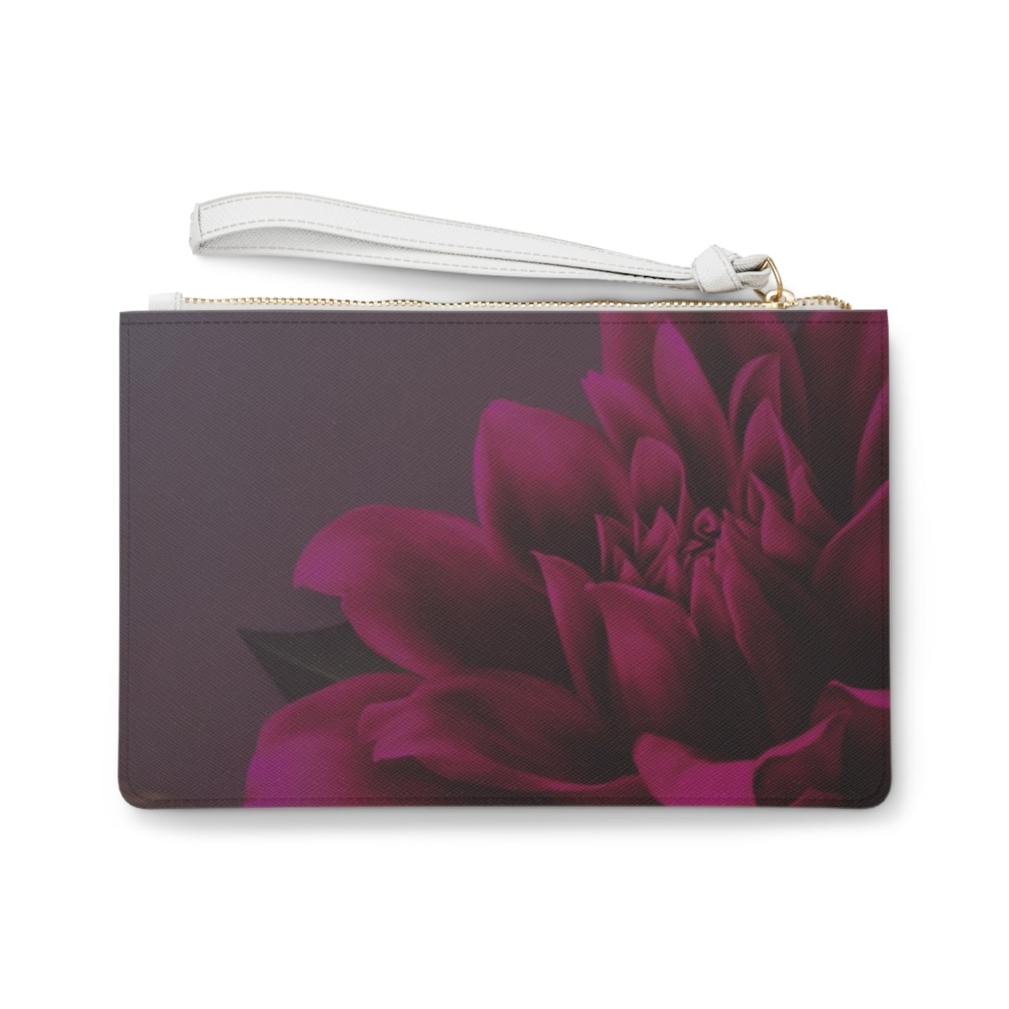 Magenta Dahlia Clutch Bag