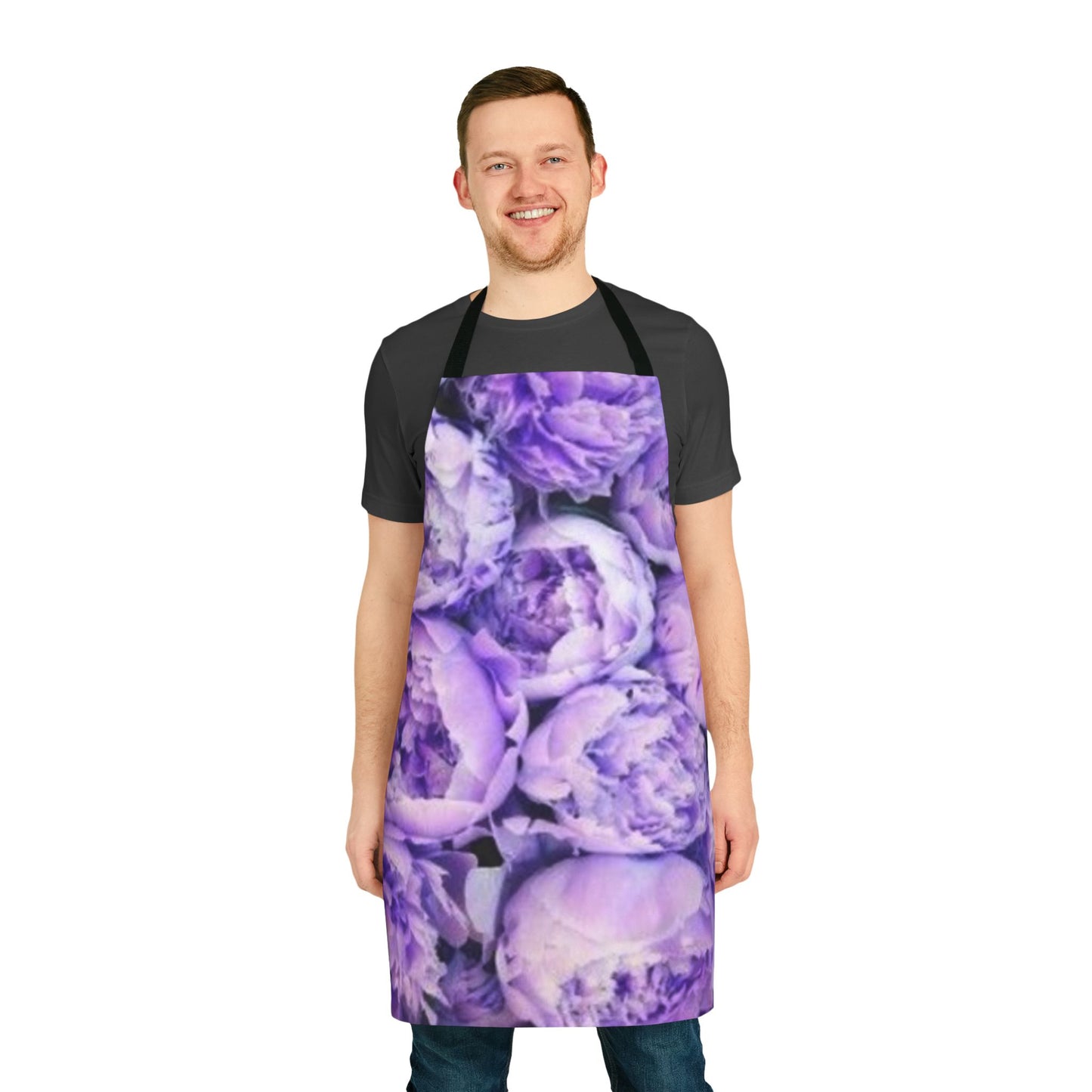 Purple Peony Apron