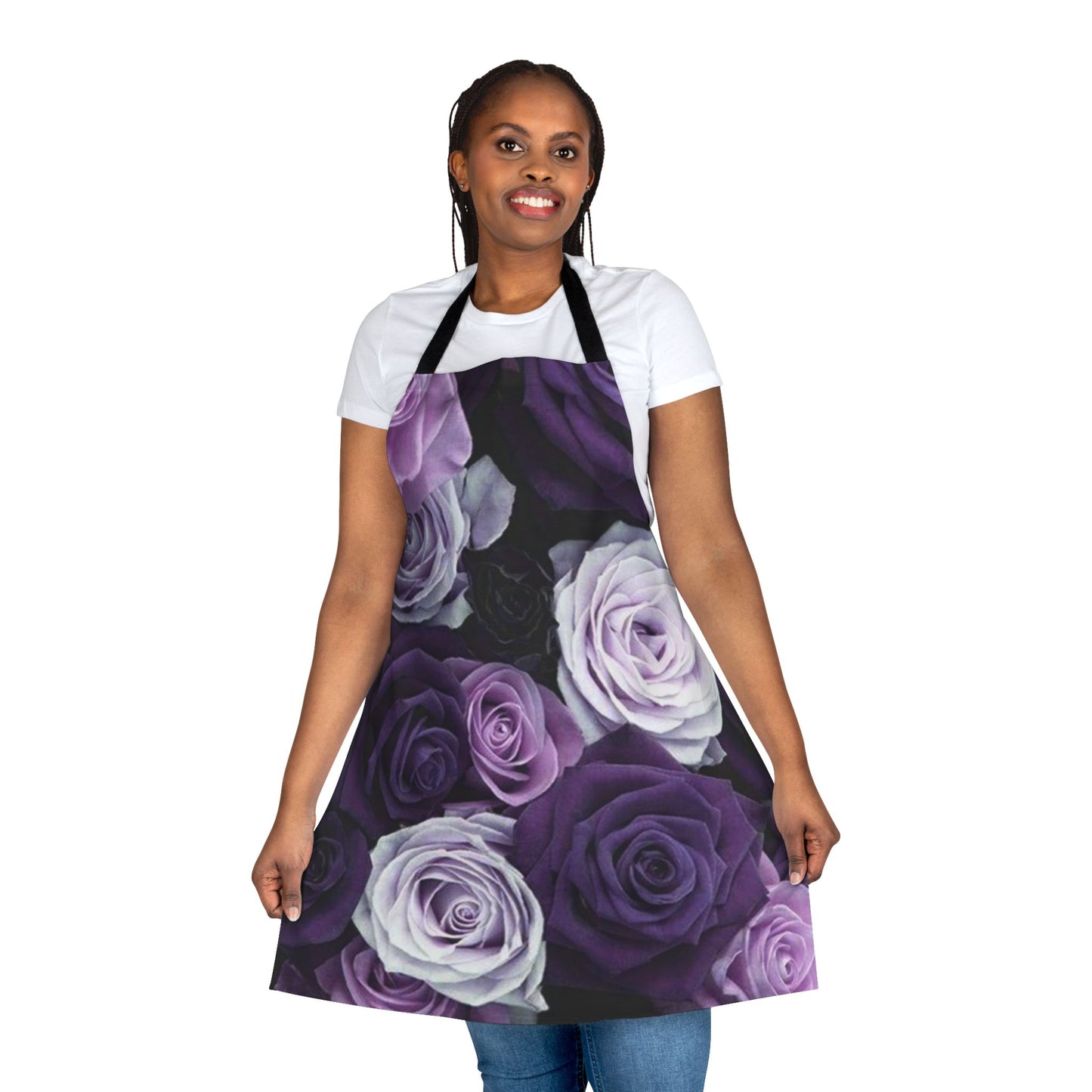 Purple Roses Apron