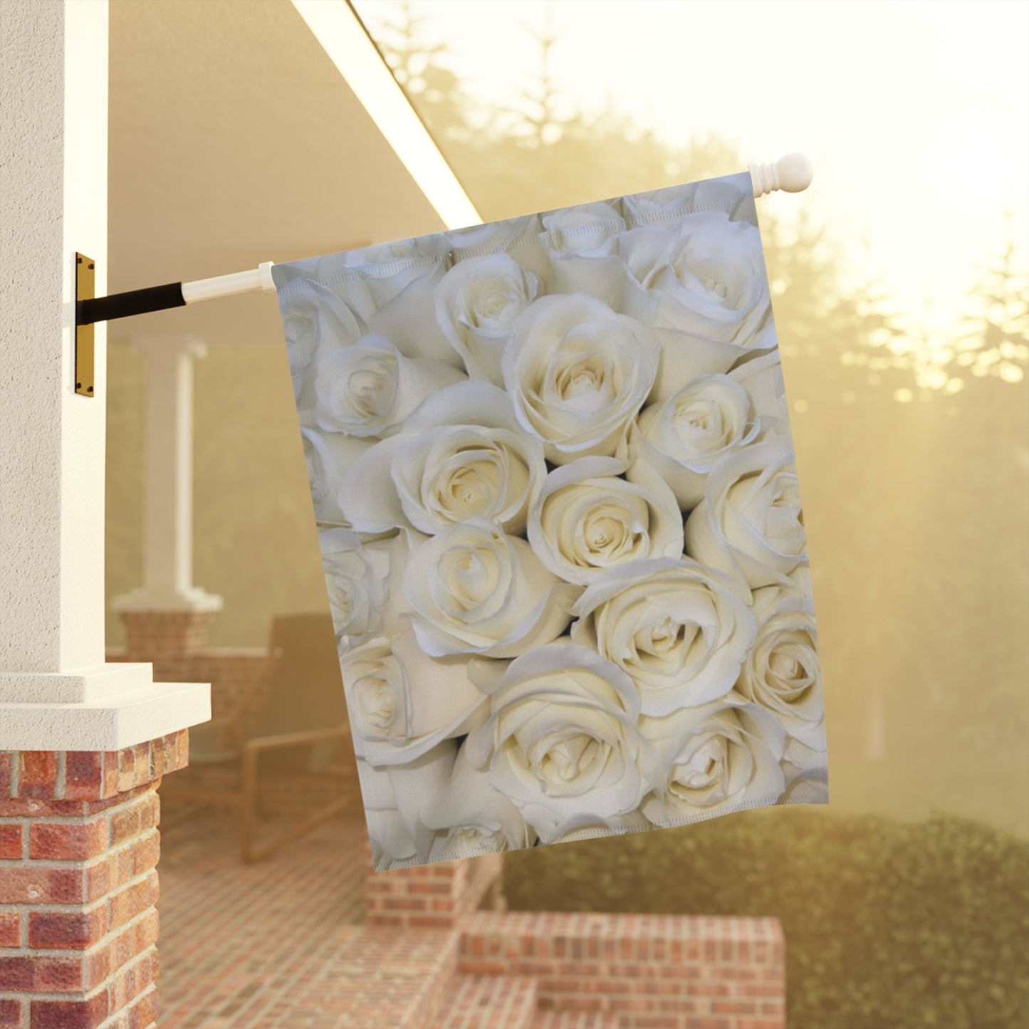 White Roses Garden & House Banner