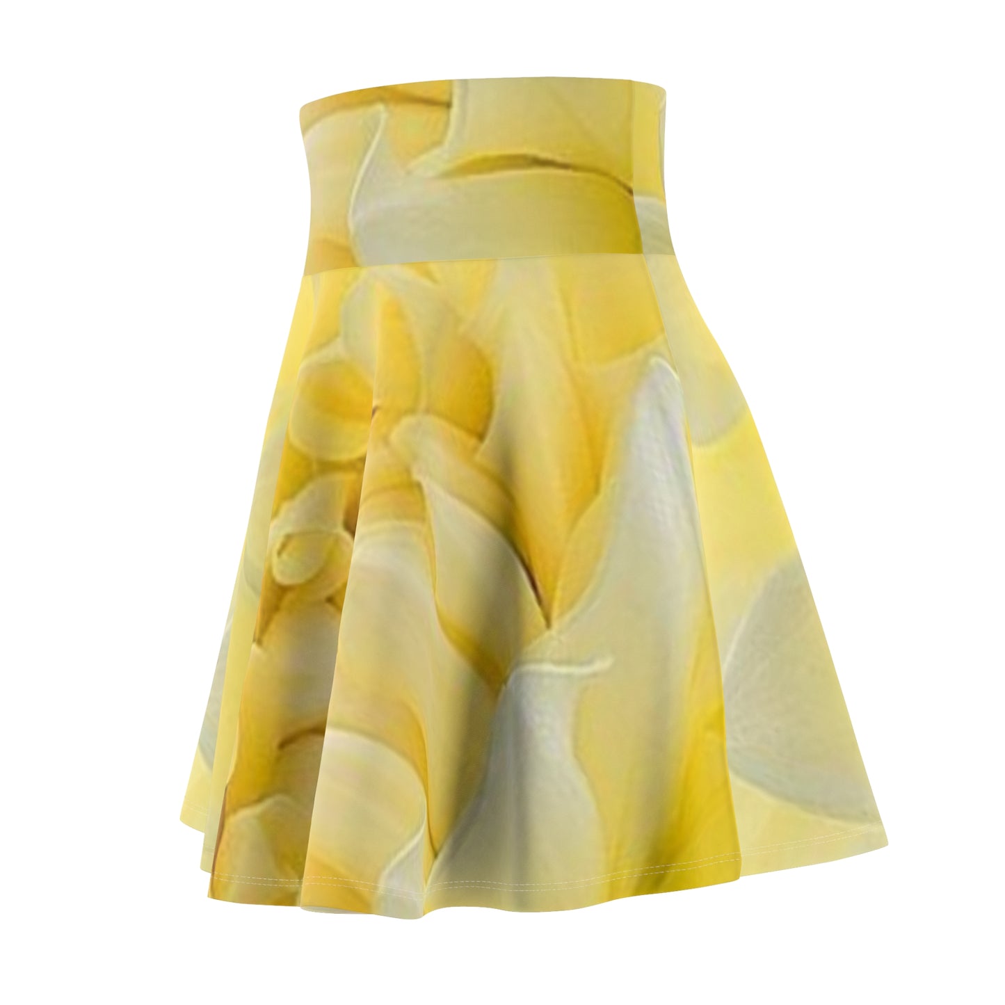 Yellow Dahlia Skater Skirt