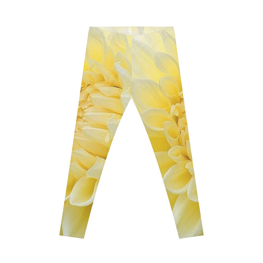 Yellow Dahlia Casual Leggings