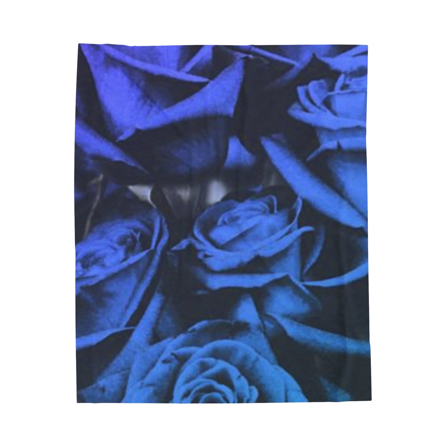 Blue Roses Blanket