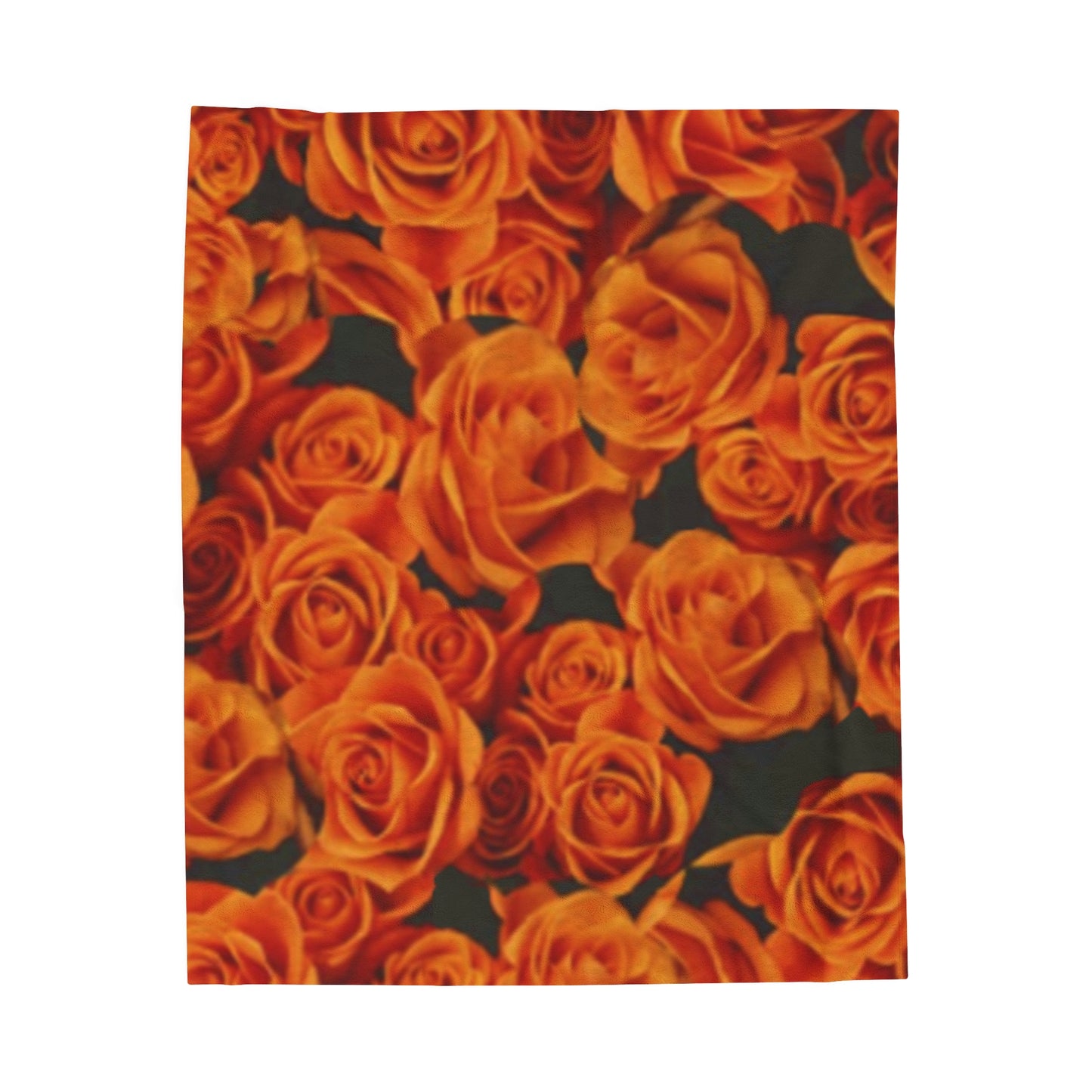 Orange Roses Blanket