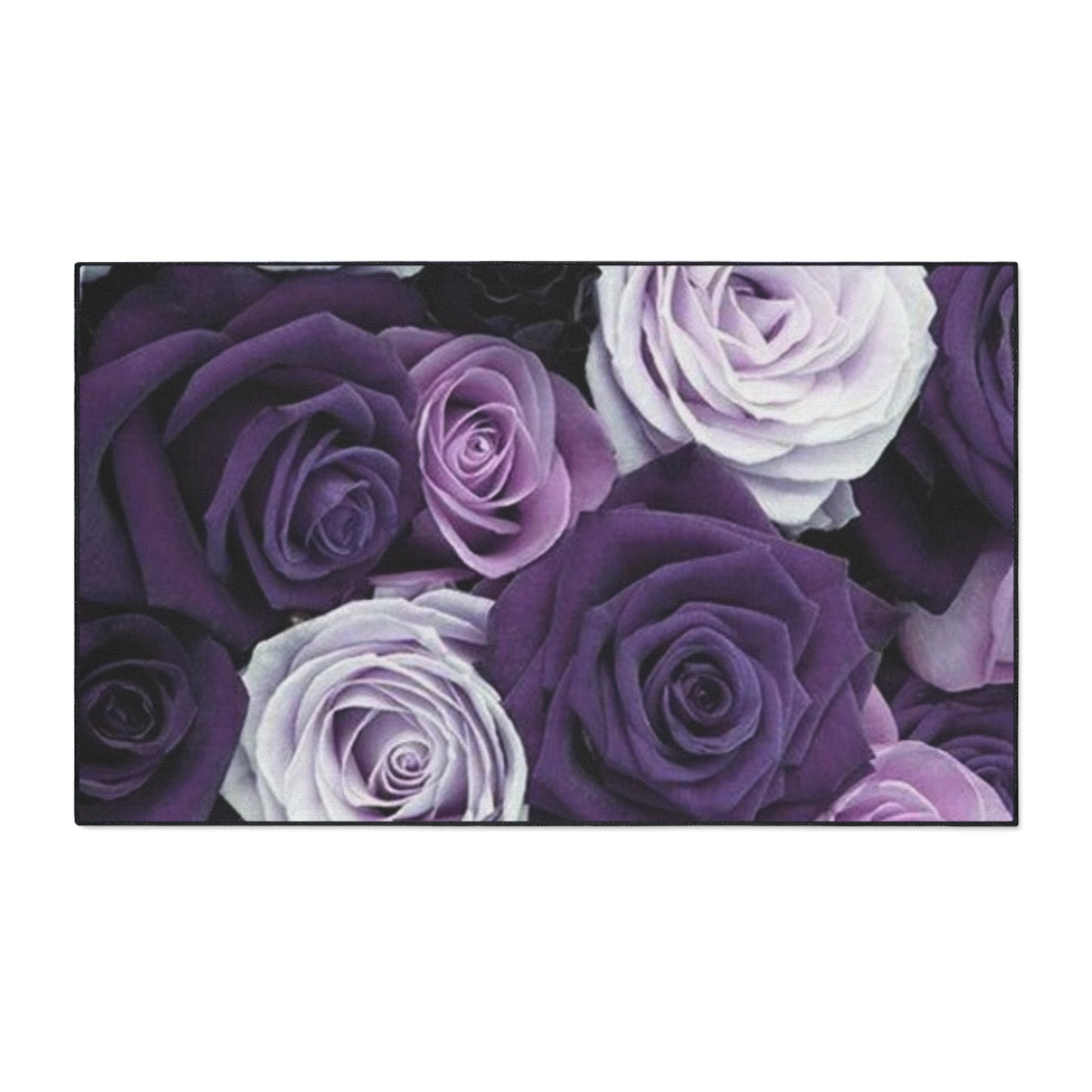 Purple Roses Heavy Duty Floor Mat