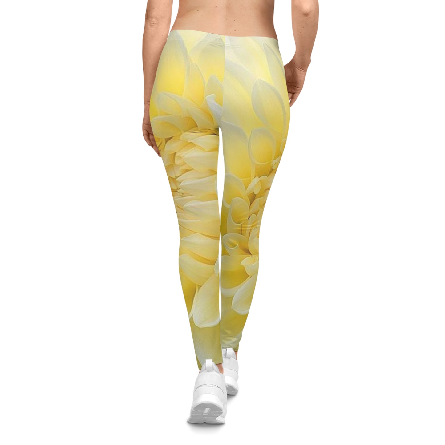 Yellow Dahlia Casual Leggings