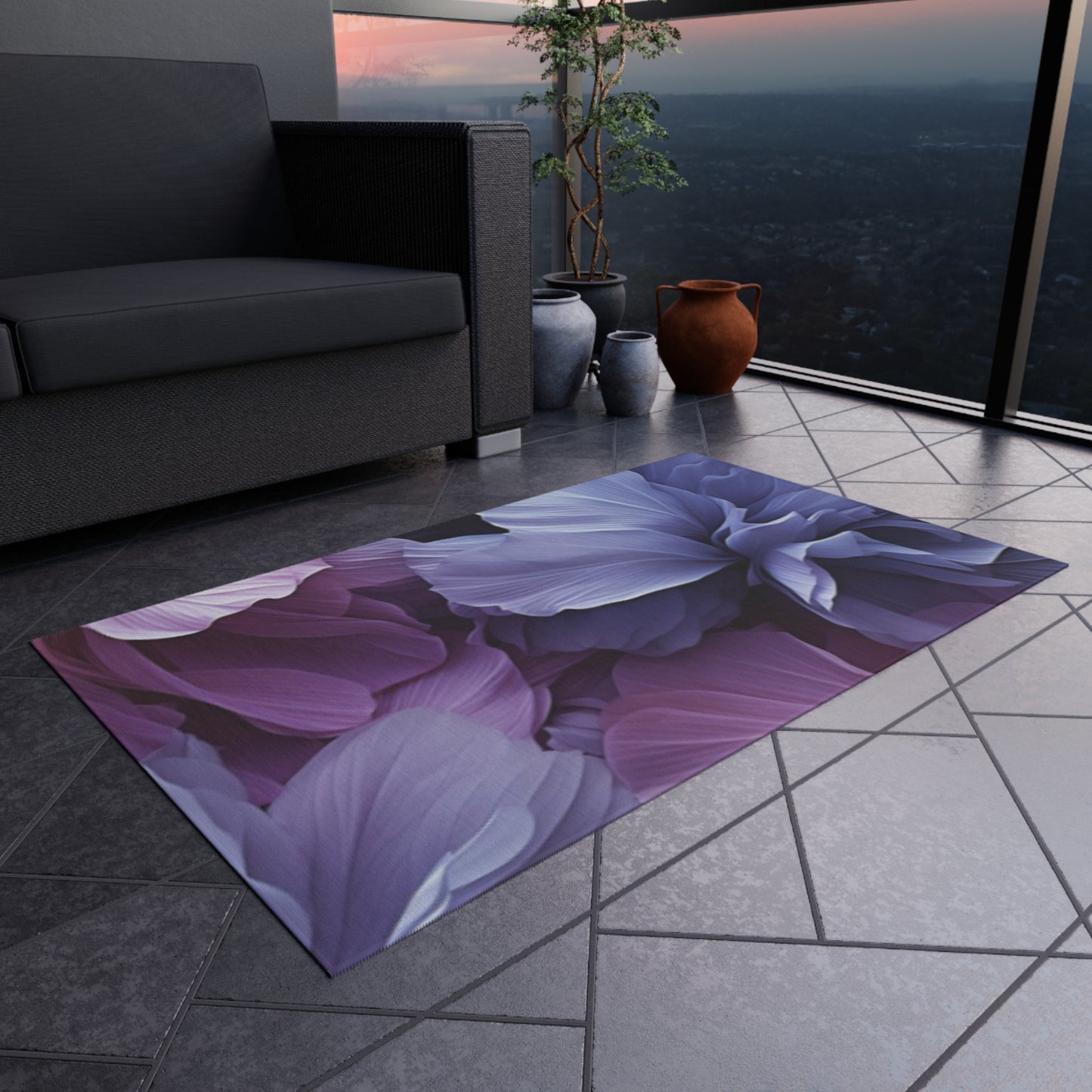 Floral Flow Outdoor Rug