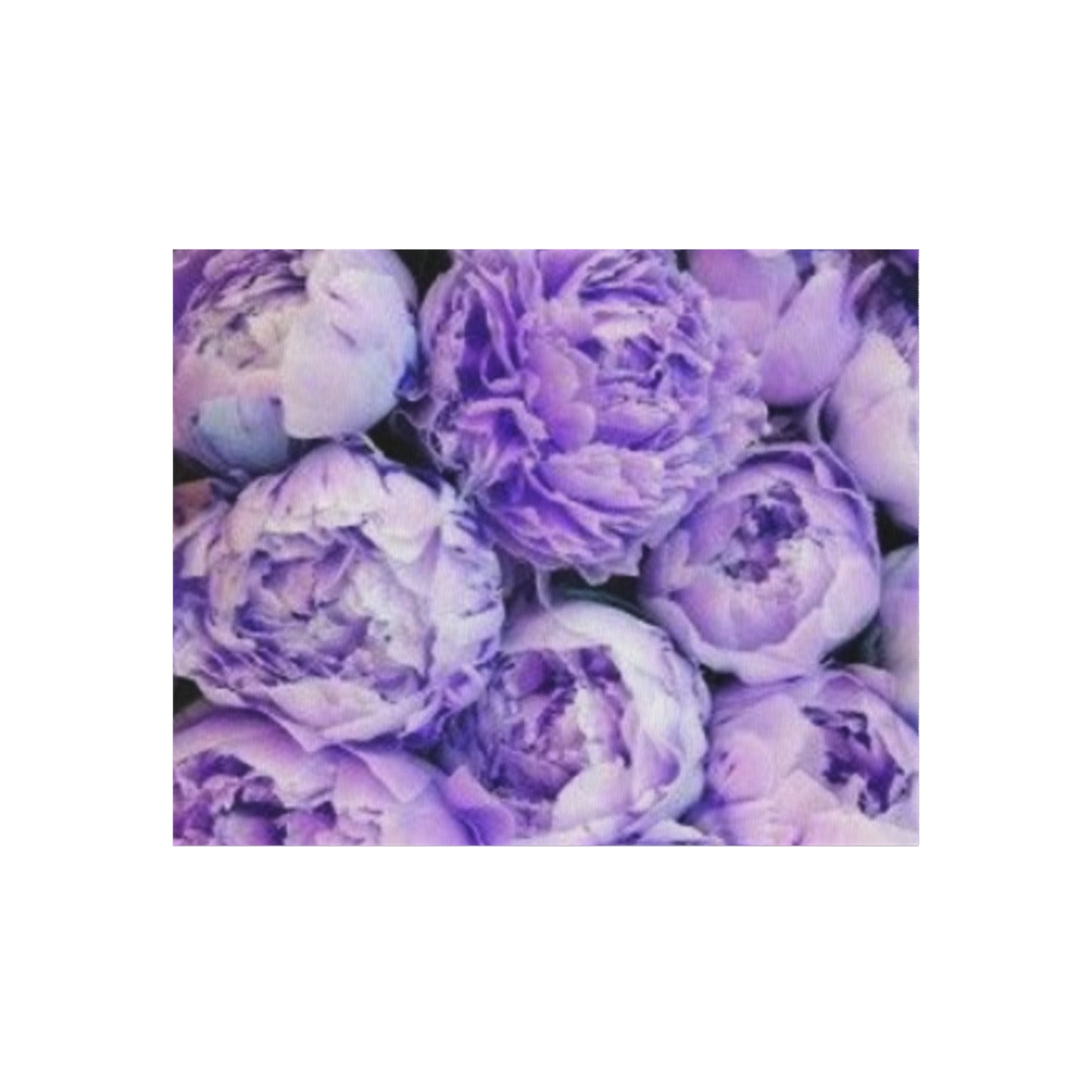 Purple Peony Outdoor Rug