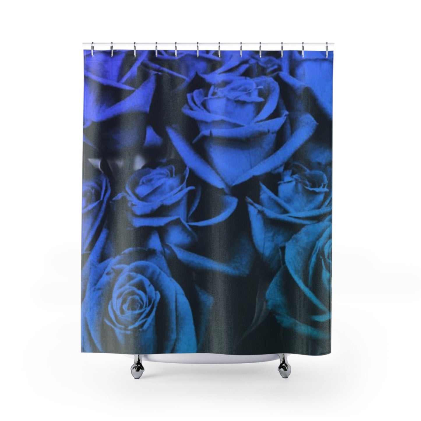 Blue Roses Shower Curtain